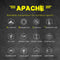 NORTH EDGE APACHE-46 Outdoor Waterproof Men Multifunction Digital Silicone Strap Smart Sports Watch(Black)