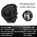 NORTH EDGE APACHE-46 Outdoor Waterproof Men Multifunction Digital Silicone Strap Smart Sports Watch(Black)