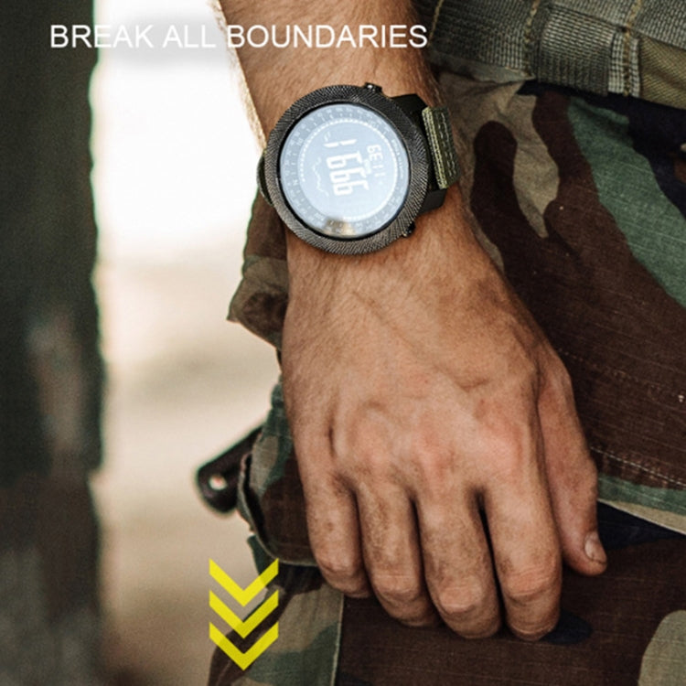 NORTH EDGE APACHE-46 Outdoor Waterproof Men Multifunction Digital Silicone Strap Smart Sports Watch(Black)