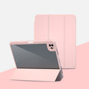 Magnetic Split Leather Smart Tablet Case For iPad Pro 11 2021(Baby Pink)
