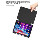 Magnetic Split Leather Smart Tablet Case For iPad Pro 12.9 2021(Ice White)