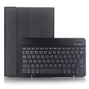A870B Bluetooth Keyboard Leather Case with Holder & TPU Pen Slot For Samsung Galaxy Tab S8 11 inch SM-X700 / SM-X706(Black)