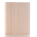 A870B Bluetooth Keyboard Leather Case with Holder & TPU Pen Slot For Samsung Galaxy Tab S8 11 inch SM-X700 / SM-X706(Gold)