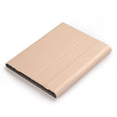 A870B Bluetooth Keyboard Leather Case with Holder & TPU Pen Slot For Samsung Galaxy Tab S8 11 inch SM-X700 / SM-X706(Gold)
