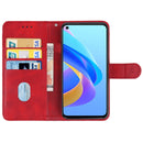 Leather Phone Case For OPPO A76(Red)