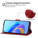 Leather Phone Case For OPPO A76(Red)