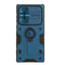 For Samsung Galaxy S22 Ultra 5G NILLKIN CamShield Armor Phone Case(Blue)
