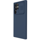 For Samsung Galaxy S22 Ultra 5G NILLKIN CamShield Liquid Silicone + PC Phone Case(Blue)