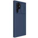 For Samsung Galaxy S22 Ultra 5G NILLKIN CamShield Liquid Silicone + PC Phone Case(Blue)