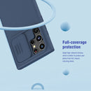 For Samsung Galaxy S22 Ultra 5G NILLKIN CamShield Liquid Silicone + PC Phone Case(Blue)
