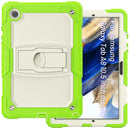 For Samsung Galaxy Tab A8 10.5 2021 Shockproof Beige Silicone + PC Tablet Protective Case(Yellow Green)