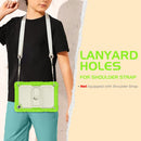 For Samsung Galaxy Tab A8 10.5 2021 Shockproof Beige Silicone + PC Tablet Protective Case(Yellow Green)