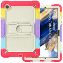 For Samsung Galaxy Tab A8 10.5 2021 Shockproof Beige Silicone + PC Tablet Protective Case(Camouflage Red)