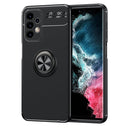 For Samsung Galaxy A23 Metal Ring Holder TPU Phone Case(Black)