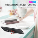 For Samsung Galaxy A23 Metal Ring Holder TPU Phone Case(Black)