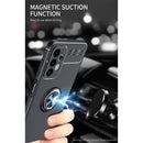 For Samsung Galaxy A23 Metal Ring Holder TPU Phone Case(Black)