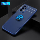 For Samsung Galaxy A23 Metal Ring Holder TPU Phone Case(Blue)