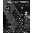 For Xiaomi Redmi Note 11 4G International Version Metal Ring Holder TPU Phone Case(Blue)