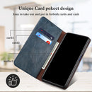 For Xiaomi Redmi Note 11S / Note 11 Foreign Version Oil Wax Crazy Horse Texture Leather Phone Case(Blue)
