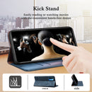 For Xiaomi Redmi Note 11S / Note 11 Foreign Version Oil Wax Crazy Horse Texture Leather Phone Case(Blue)