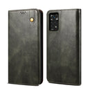 For Xiaomi Redmi Note 11S / Note 11 Foreign Version Oil Wax Crazy Horse Texture Leather Phone Case(Green)