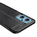 For OPPO Realme 9i / A96 4G / A76 Foreign Litchi Texture TPU Shockproof Phone Case(Blue)