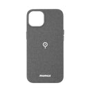 MOMAX MagSafe PC + PU Elite Phone Case For iPhone 13 Pro(Dark Grey)
