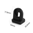 Silicone Stand Base without Charging Cable for Honor Watch GS 3(Black)