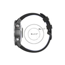 22mm Quick Release Two-color Silicone Watch Band for Garmin Fenix 7 / EPIX(Red Black)