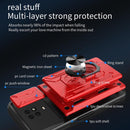 For Nokia G10 Sliding Camshield Card Phone Case(Red)