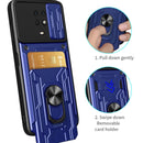 For Nokia G10 Sliding Camshield Card Phone Case(Rose Gold)