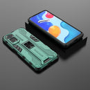 For Xiaomi Redmi Note 11 Global / Note 11S Supersonic PC + TPU Phone Case with Holder(Green)