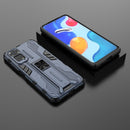 For Xiaomi Redmi Note 11 Global / Note 11S Supersonic PC + TPU Phone Case with Holder(Blue)