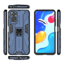 For Xiaomi Redmi Note 11 Global / Note 11S Supersonic PC + TPU Phone Case with Holder(Blue)