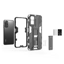 For Xiaomi Redmi Note 11 Global / Note 11S Supersonic PC + TPU Phone Case with Holder(Silver)
