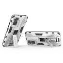 For Xiaomi Redmi Note 11 Global / Note 11S Supersonic PC + TPU Phone Case with Holder(Silver)