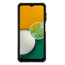 For Samsung Galaxy A13 4G Tire Texture Shockproof TPU+PC Phone Case with Holder(Black)