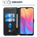 For Xiaomi Redmi 8A / Redmi 8 Classic Calf Texture Horizontal Flip PU Leather Case, with Holder & Card Slots & Wallet(Black)