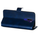 For OPPO A9 (2020) / A5 (2020) / A11x Classic Calf Texture Horizontal Flip PU Leather Case, with Holder & Card Slots & Wallet(Blue)