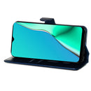 For OPPO A9 (2020) / A5 (2020) / A11x Classic Calf Texture Horizontal Flip PU Leather Case, with Holder & Card Slots & Wallet(Blue)