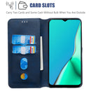 For OPPO A9 (2020) / A5 (2020) / A11x Classic Calf Texture Horizontal Flip PU Leather Case, with Holder & Card Slots & Wallet(Blue)