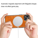 Crazy Horse Cowhide Leather Magnetic Phone Case For iPhone 13 mini(Brown)