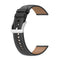 22mm Genuine Leather Watch Band for Huawei Watch GT3 46mm/GT2 46mm/Samsung Galaxy Watch3 45mm(Black)
