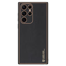 For Samsung Galaxy S22 Ultra 5G DUX DUCIS YOLO Series PU + PC + TPU Protective Phone Case(Black)