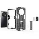 For Honor X30 5G / X9 Supersonic PC + TPU Phone Case with Holder(Blue)