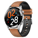 HAMTOD GT05 1.28 inch TFT Screen Smart Watch, Support Bluetooth Call / Sleep Monitoring(Brown Silver)