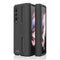 For Samsung Galaxy Z Fold3 5G Armor Hinged Shockproof PC + TPU Folding Phone Case(Black)
