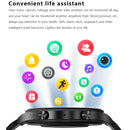 HAMTOD GT08 1.32 inch TFT Screen Smart Watch, Support Bluetooth Call / Sleep Monitoring(Black)