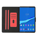 For Samsung Galaxy Tab A8 10.5 2021 Pure Color Leather Tablet Case(Red)