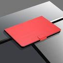 For Samsung Galaxy Tab A8 10.5 2021 Pure Color Leather Tablet Case(Red)